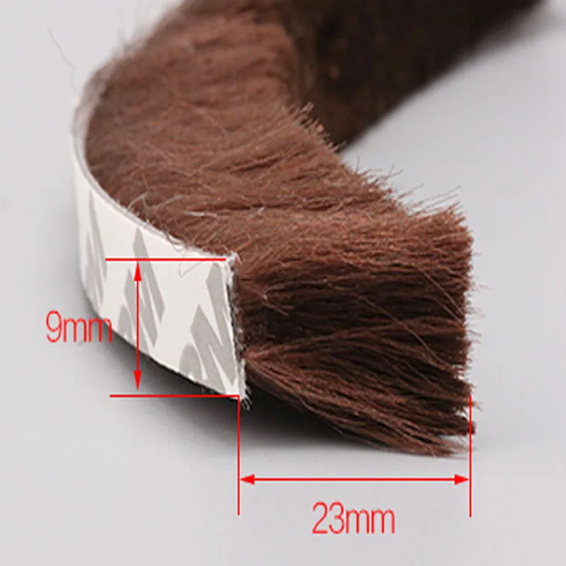 9mm x 23mm self adhesive window door brush seal strip weatherstrip draught excluder
9mm x 23mm self adhesive window door brush seal strip weatherstrip draught excluder