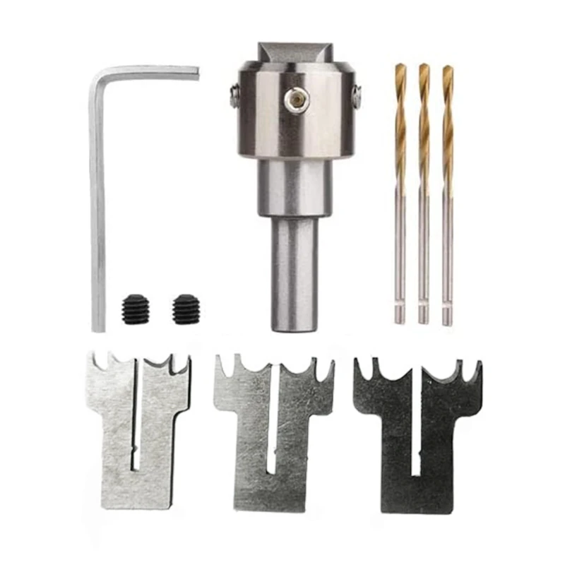 Wooden Thick Ring Maker, Speed Steel Drill Ring Drill Multifunction 2 in 1 Wood Tools for Making Personalized Wooden Rin
Wooden Thick Ring Maker, Speed Steel Drill Ring Drill Multifunction 2 in 1 Wood Tools for Making Personalized Wooden Rin