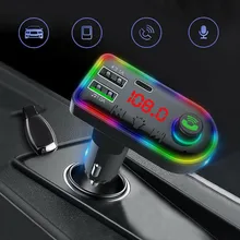 Auto Bluetooth FM Transmitter Type-C Dual USB Car Charger Fast Quick Charging Wireless Audio Adapter Cables Sockets
Auto Bluetooth FM Transmitter Type-C Dual USB Car Charger Fast Quick Charging Wireless Audio Adapter Cables Sockets