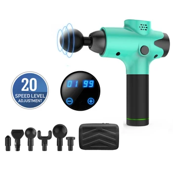 20 Speeds Deep Tissue Massage Gun LCD Display Body Neck Massage Exercising Relaxation Fascia Relaxing Slimming Pain Relief
20 Speeds Deep Tissue Massage Gun LCD Display Body Neck Massage Exercising Relaxation Fascia Relaxing Slimming Pain Relief