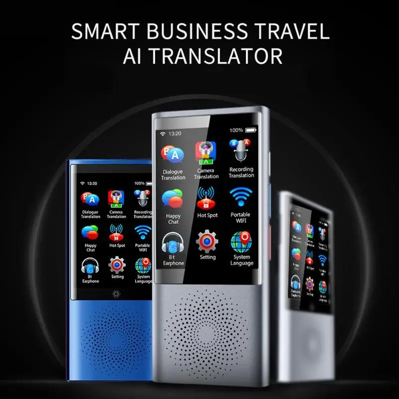 Boeleo W1 2.8 inch AI Voice Photo 4G WiFi 77 Languages Real-Time Translator Dialogue/Camera/Recording Translation Hot Spot
Boeleo W1 2.8 inch AI Voice Photo 4G WiFi 77 Languages Real-Time Translator Dialogue/Camera/Recording Translation Hot Spot