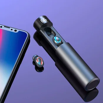 Wireless Bluetooth 5.0 Earphone Mini 3D Stereo LED Display TWS Headphone Auto Pairing Headset Sport Waterproof Earbuds With Mic
Wireless Bluetooth 5.0 Earphone Mini 3D Stereo LED Display TWS Headphone Auto Pairing Headset Sport Waterproof Earbuds With Mic