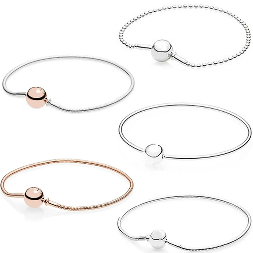 PDB 09 DIY Jewelry Gifts Small Hole Essence Series Bracelet 100%925 Sterling Silver Round Gold Chain Powder Bracelet
PDB 09 DIY Jewelry Gifts Small Hole Essence Series Bracelet 100%925 Sterling Silver Round Gold Chain Powder Bracelet