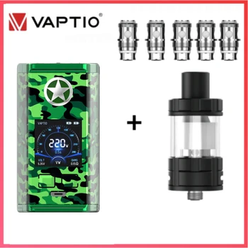 Vaptio captain mod Vape Kit 220W Electronic Cigarette LED Box Mod Frogman Tank 2/5ml Atomizer Vapor Vaporizers 18650 battery
Vaptio captain mod Vape Kit 220W Electronic Cigarette LED Box Mod Frogman Tank 2/5ml Atomizer Vapor Vaporizers 18650 battery