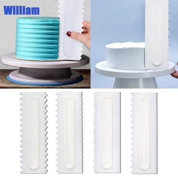 WILLIAM home cream scraper comb plastic scraper sugar cake modeling decorative tools Kitchen Baking Mold
WILLIAM home cream scraper comb plastic scraper sugar cake modeling decorative tools Kitchen Baking Mold