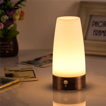 1pcs Bedroom Night Light LED Table Lamp PIR Wireless LED Motion Sensor Retro Battery Powered Nightlight Warm White
1pcs Bedroom Night Light LED Table Lamp PIR Wireless LED Motion Sensor Retro Battery Powered Nightlight Warm White