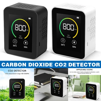 Air Quality Monitor-Accurate Tester for CO2 Multifunctional Air Gas Detector Real Time Data&Mean Value Recording QP2
Air Quality Monitor-Accurate Tester for CO2 Multifunctional Air Gas Detector Real Time Data&Mean Value Recording QP2