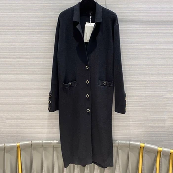 Women Sweater Cardigan Ladies V-Neck Knit Sweater Long Cardigan Autumn Clothing Casual 
Women Sweater Cardigan Ladies V-Neck Knit Sweater Long Cardigan Autumn Clothing Casual