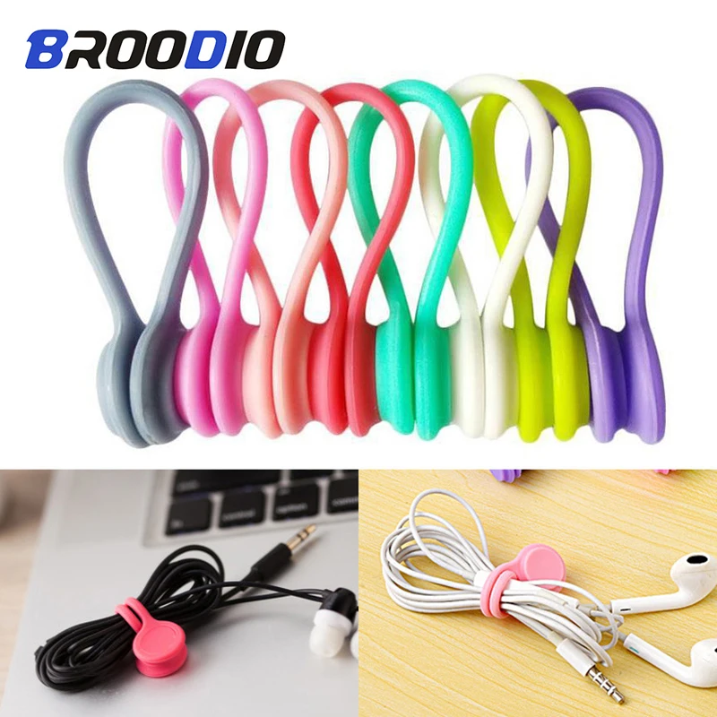 Soft Silicone Cable Organizer Magnetic Cable Winder Protection Cord Earphone Data Line Magnet Storage Holder Clips Winder Cable
Soft Silicone Cable Organizer Magnetic Cable Winder Protection Cord Earphone Data Line Magnet Storage Holder Clips Winder Cable