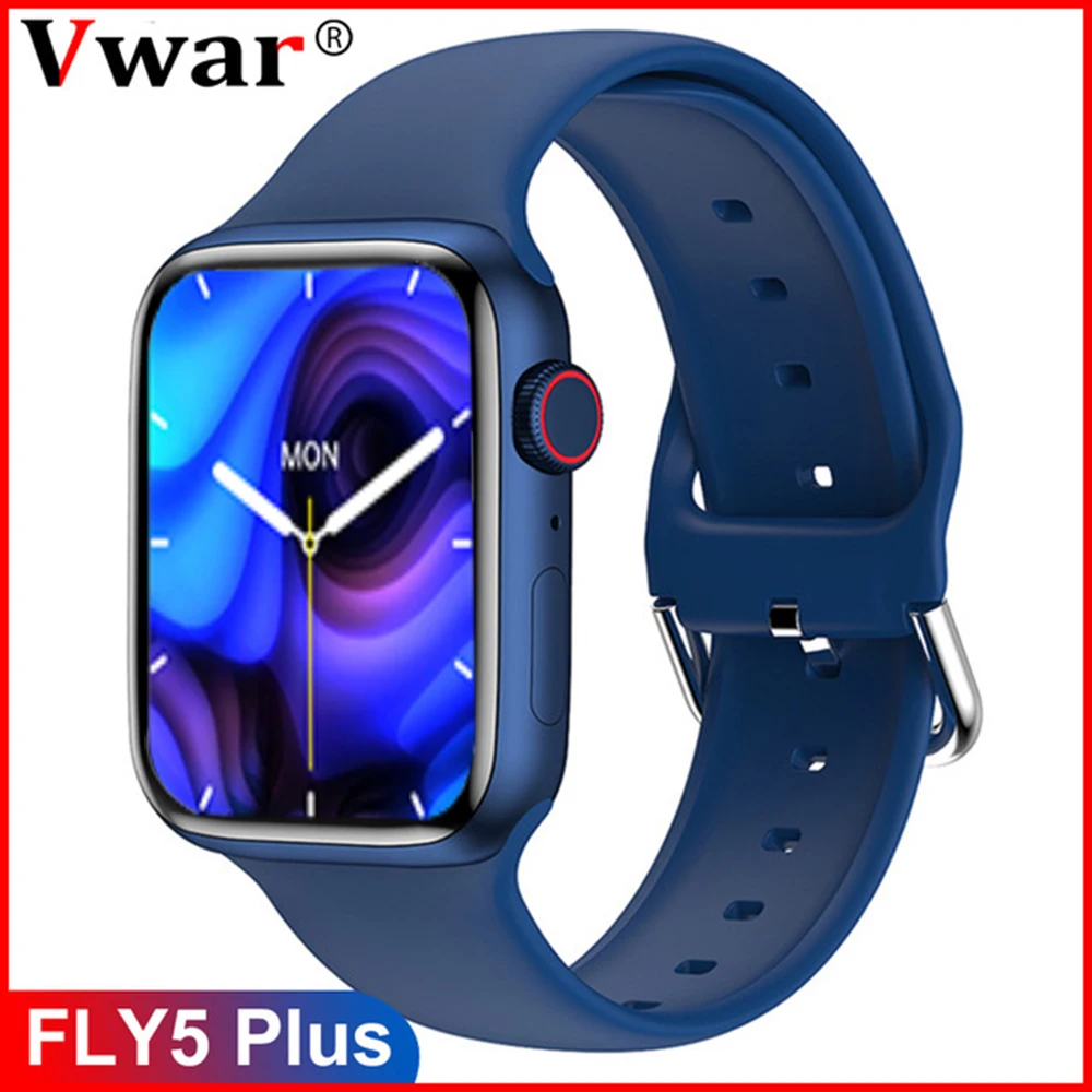 Смарт-часы Vwar FLY5 Plus 6 1 75 дюйма 44 мм SIRI Bluetooth для телефонов Android Xiaomi | Электроника