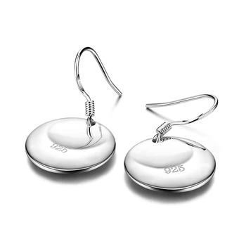 Fashion brand sterling silver jewelry Simple solid 925 sterling silver earrings Charming woman with earrings, Christmas gifts
Fashion brand sterling silver jewelry Simple solid 925 sterling silver earrings Charming woman with earrings, Christmas gifts
