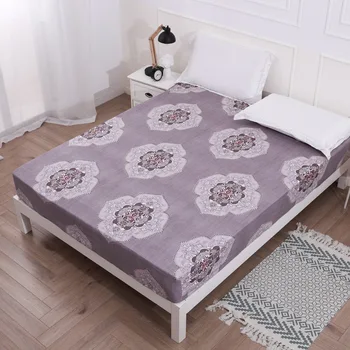 Polyester printed bed sheet 1.8m 2m custom made mattress protector Elasticity fitted sheet for Full Queen King bed size
Polyester printed bed sheet 1.8m 2m custom made mattress protector Elasticity fitted sheet for Full Queen King bed size