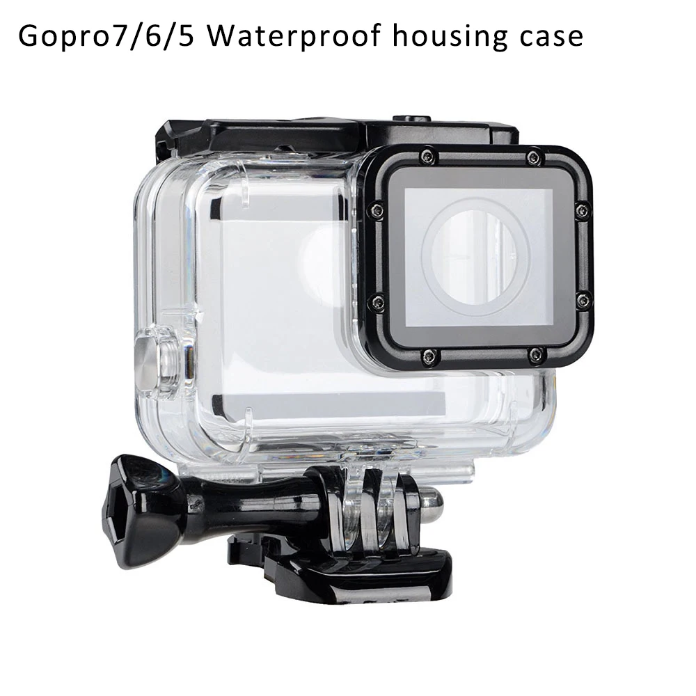 Go pro Accessories Dustproof Waterproof Gopro7/6/5 Protection Housing Case for GoProHero7/6/5 Removable Lens Cover
Go pro Accessories Dustproof Waterproof Gopro7/6/5 Protection Housing Case for GoProHero7/6/5 Removable Lens Cover