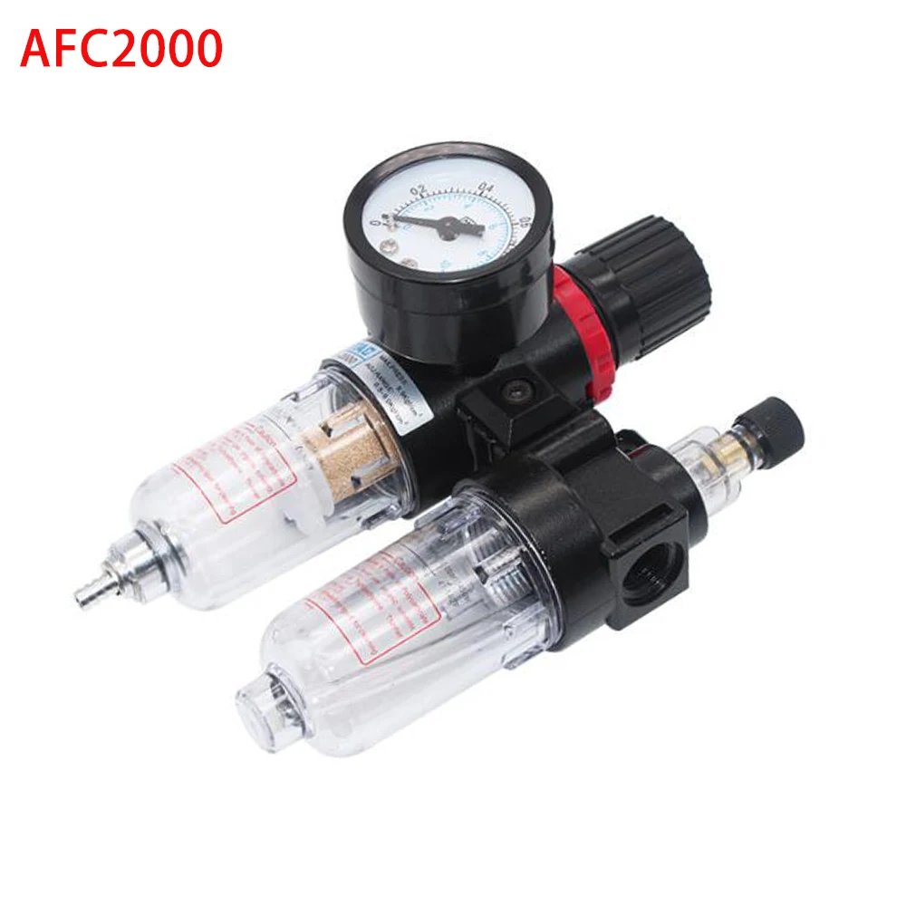 AFC2000 G1/4" Air Filter Regulator Combination Lubricator ,FRL Two Union Treatment oil water separation
AFC2000 G1/4" Air Filter Regulator Combination Lubricator ,FRL Two Union Treatment oil water separation