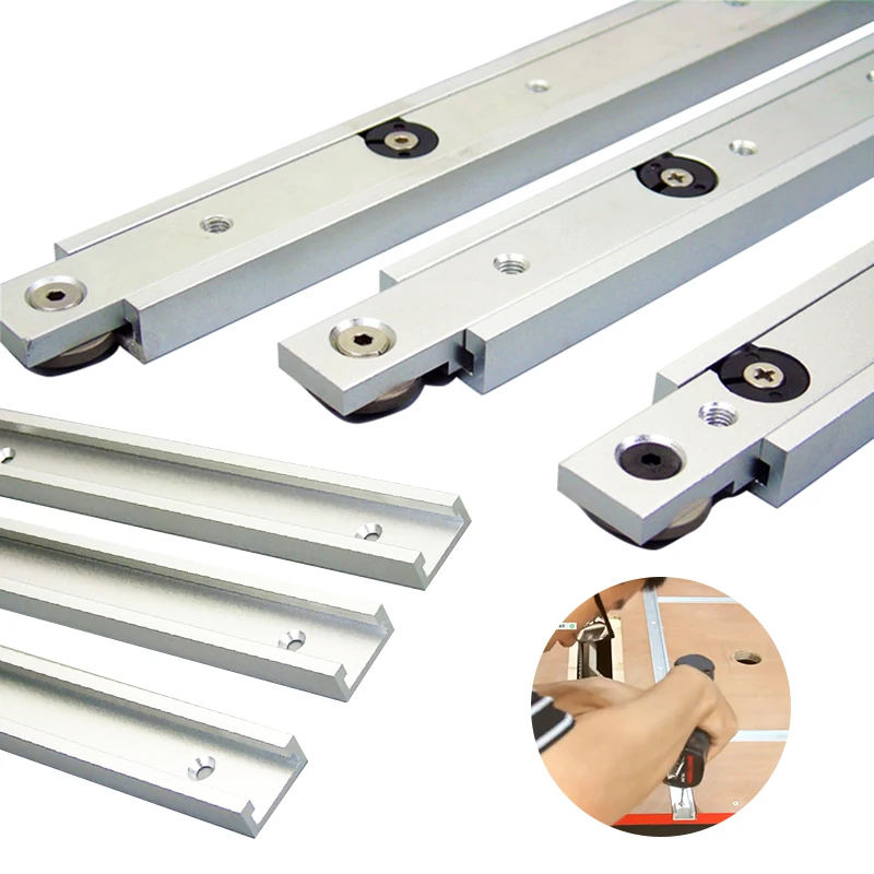 Aluminium alloy T-tracks Slot Miter Track And Miter Bar Slider Table Saw Miter Gauge Rod Woodworking Tools DIY
Aluminium alloy T-tracks Slot Miter Track And Miter Bar Slider Table Saw Miter Gauge Rod Woodworking Tools DIY