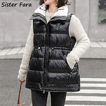 Sister Fara New Large Size Jacket Vest Suit Women Autumn Winter Padded Lamb Wool Stitching Drawstring Waistcoat Knitted Sweater
Sister Fara New Large Size Jacket Vest Suit Women Autumn Winter Padded Lamb Wool Stitching Drawstring Waistcoat Knitted Sweater