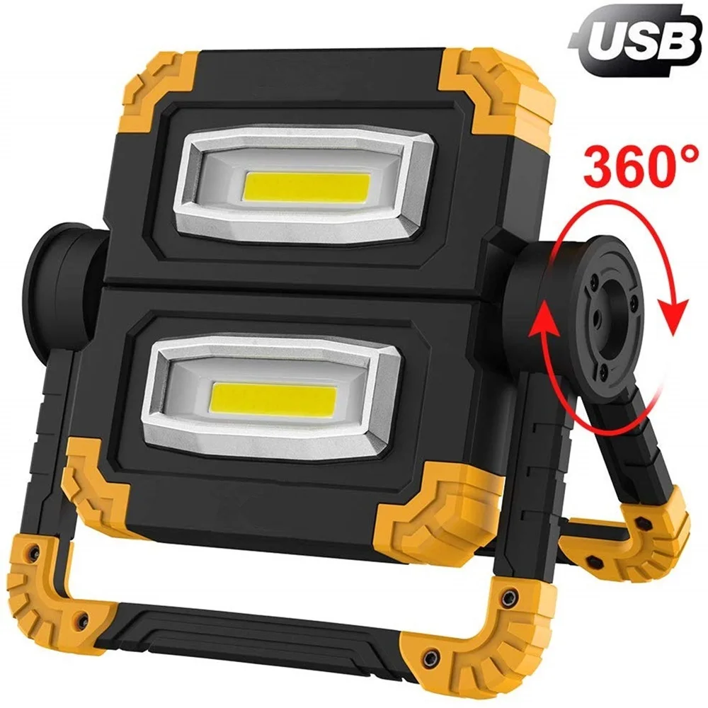 LED Portable Folding Spotlight Super Bright COB LED Work Light Rechargeable for Outdoor Hunting Camping Lamp LED Flashlight
LED Portable Folding Spotlight Super Bright COB LED Work Light Rechargeable for Outdoor Hunting Camping Lamp LED Flashlight