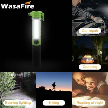 COB LED Work Light Car Repairing Inspection Lamp 5 Modes Multi-function Camping Flashlight with Safety Hammer Cutting Knife
COB LED Work Light Car Repairing Inspection Lamp 5 Modes Multi-function Camping Flashlight with Safety Hammer Cutting Knife