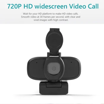 Portable 720P Webcam Built-in Microphone Auto Focus USB Web Camera with Privacy Cover Household Computer Accessories
Portable 720P Webcam Built-in Microphone Auto Focus USB Web Camera with Privacy Cover Household Computer Accessories