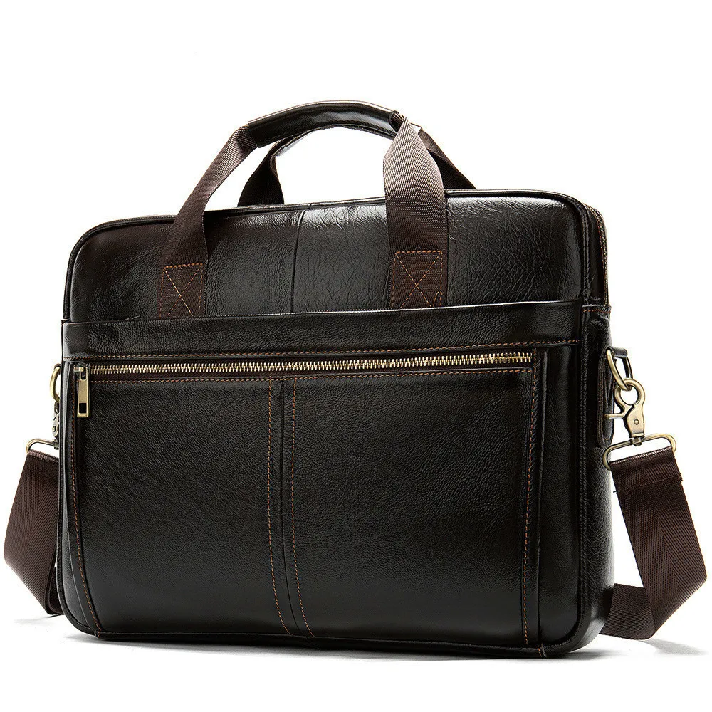 Genuine Cowhide leather Business Affairs Man Portable Briefcase Concise Solid Color Single Shoulder Package messenger bag men
Genuine Cowhide leather Business Affairs Man Portable Briefcase Concise Solid Color Single Shoulder Package messenger bag men