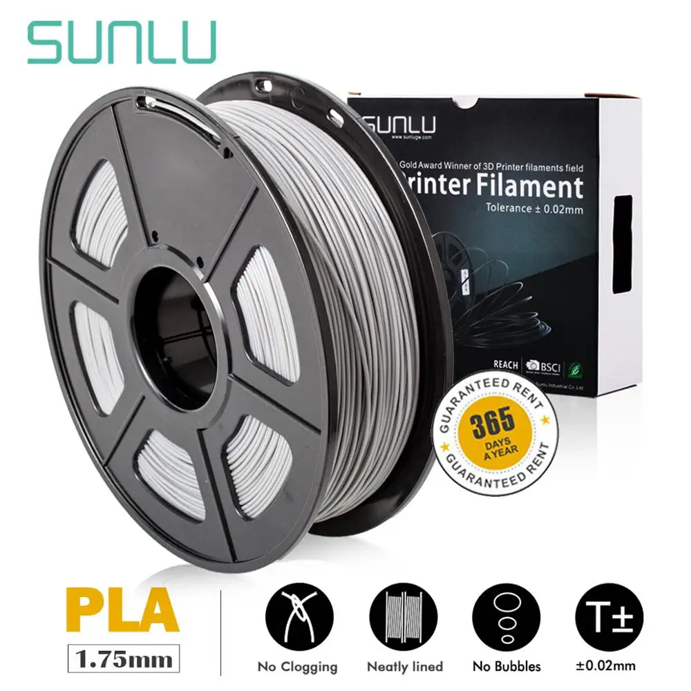 SUNLU 1.75MM PLA Plus PLA Filament 3D Filament For 3D Printer 100% No Bubble Eco-Friendly Polyactic Acid Consumabele Degradable
SUNLU 1.75MM PLA Plus PLA Filament 3D Filament For 3D Printer 100% No Bubble Eco-Friendly Polyactic Acid Consumabele Degradable