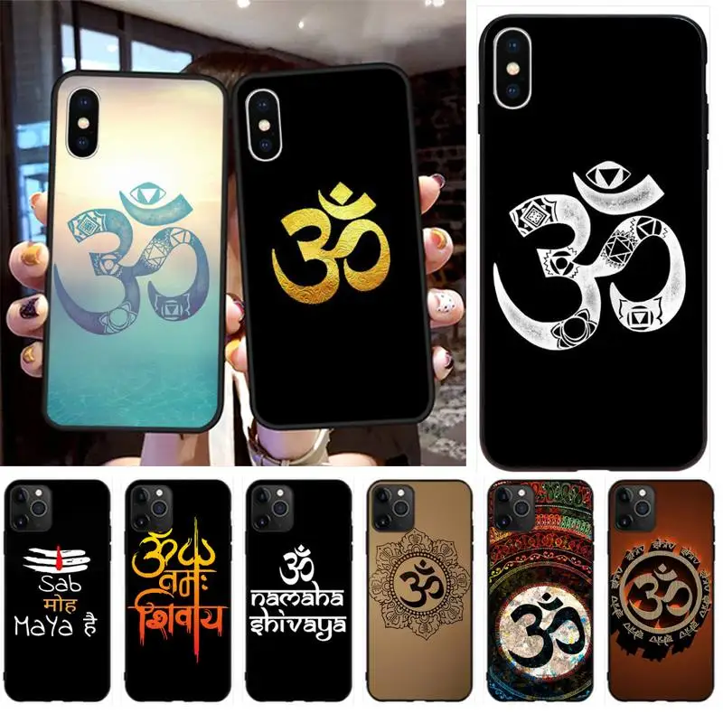 Чехол для телефона Aum Om Ohm Hindu буддийский на заказ iPhone 11 pro XS MAX 8 7 6 6S Plus X 5S SE 2020