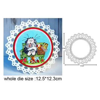 Lace Circle Frame Metal Cutting Dies for 2020 New Stencils dies DIY Scrapbooking dies Embossing Photo Cards Making Craft dies 
Lace Circle Frame Metal Cutting Dies for 2020 New Stencils dies DIY Scrapbooking dies Embossing Photo Cards Making Craft dies