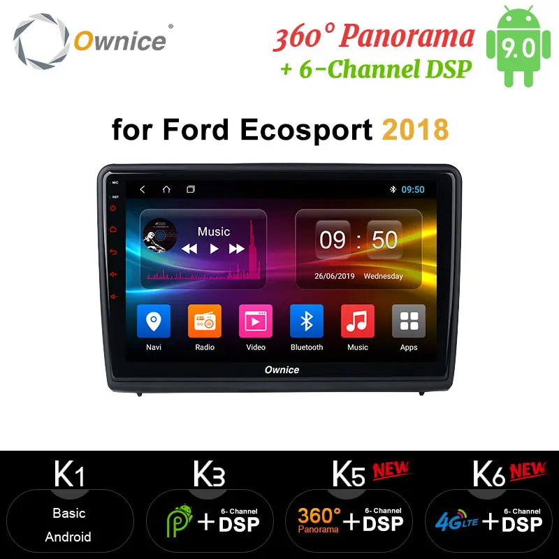 Автомобильный Радио Ownice Android 9 0 carplay автомобильный dvd GPS плеер Vedio Navi 4G LTE 360 панорама