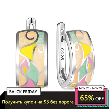 2020 Fashion 100% 925 Sterling Silver Earrings for Women Colorful Enamel fine Clip Earrings Beautiful curve Party Jewelry Gifts
2020 Fashion 100% 925 Sterling Silver Earrings for Women Colorful Enamel fine Clip Earrings Beautiful curve Party Jewelry Gifts