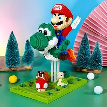 6000+Pcs Super Mario Mini Blocks Micro Building Block Yoshi Bowser DIY Mario Bross Luigi Mario Bros Puzzle Toy For Children Gift
6000+Pcs Super Mario Mini Blocks Micro Building Block Yoshi Bowser DIY Mario Bross Luigi Mario Bros Puzzle Toy For Children Gift