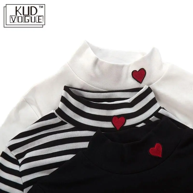 Korean Ulzzang Stripe Tops & Tees Small Mock Neck Harajuku Kawaii Women T Shirt Heart Embroidery Candy Color Crop Long Sleeve
Korean Ulzzang Stripe Tops & Tees Small Mock Neck Harajuku Kawaii Women T Shirt Heart Embroidery Candy Color Crop Long Sleeve