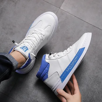 Men's Vulcanized Shoes Sneakers Spring Autumn PU Leather Classic High Top Men Printed Shoes Buckle Casual Men's Boots X12-90
Men's Vulcanized Shoes Sneakers Spring Autumn PU Leather Classic High Top Men Printed Shoes Buckle Casual Men's Boots X12-90