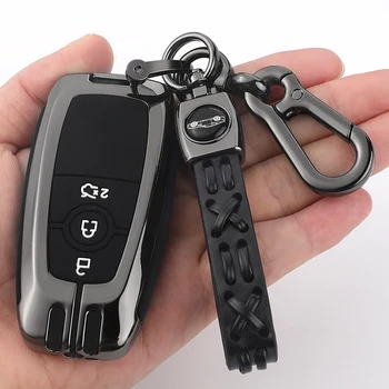 Zinc Alloy Car Key Case Full Cover For Ford Ecosport Edge Explorer Fusion S-MAX Mustang F-150 F-250 F-350 Accessories
Zinc Alloy Car Key Case Full Cover For Ford Ecosport Edge Explorer Fusion S-MAX Mustang F-150 F-250 F-350 Accessories