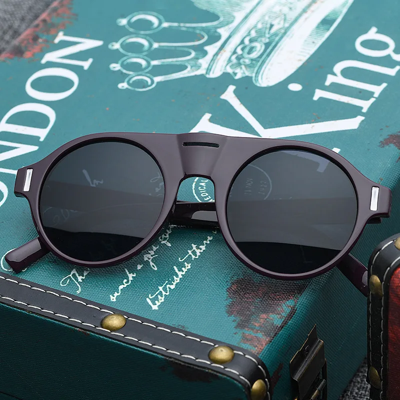 New Personality Round Frame Retro Rice Nail Sunglasses Trend Decorative Sunglasses Men and Women Glasses UV400
New Personality Round Frame Retro Rice Nail Sunglasses Trend Decorative Sunglasses Men and Women Glasses UV400