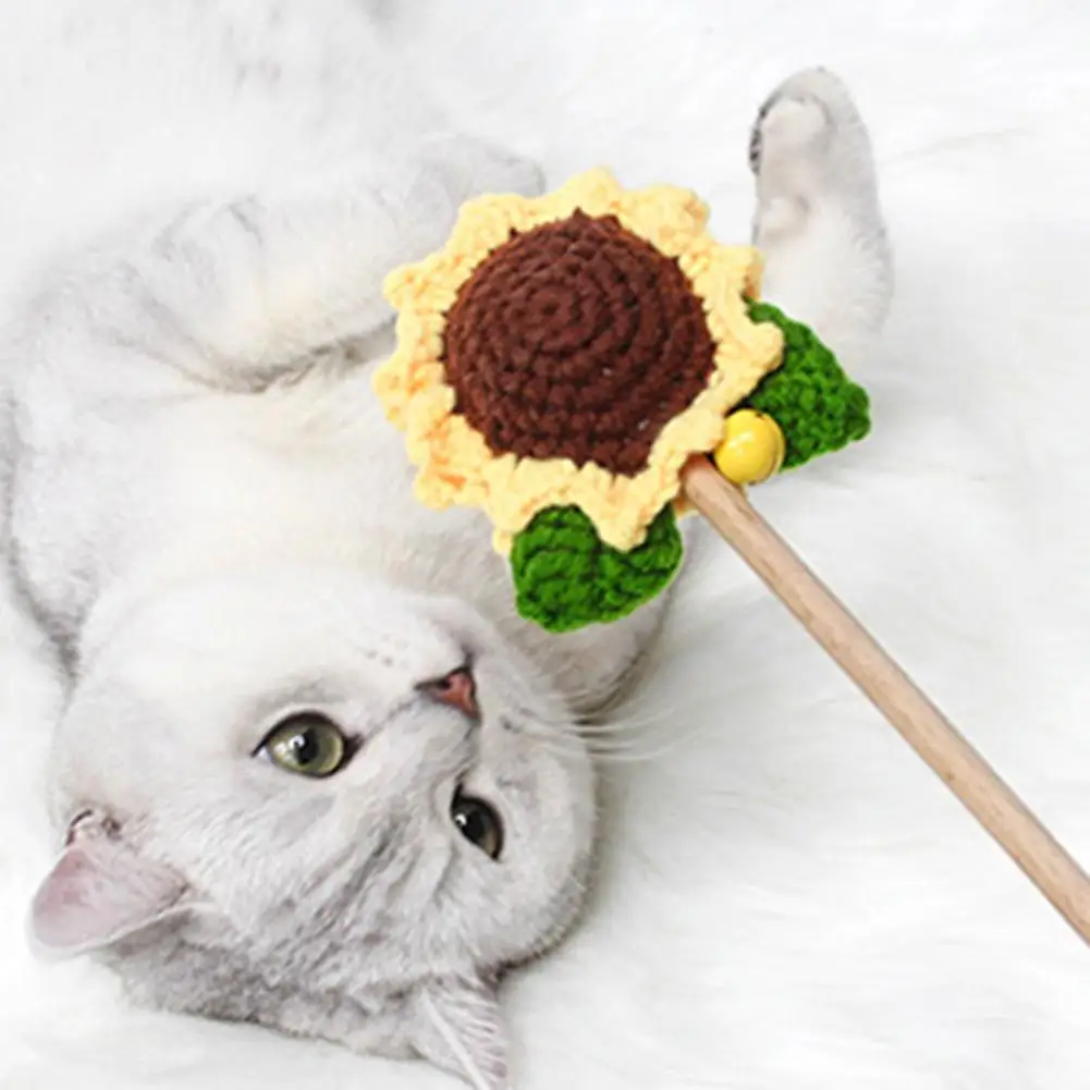Pet Cat Kitten Wood Handle Stick Sunflower Catnip Teaser Interactive Chew Toy Cat Stick Interactive Cat Toy Cat Wit Toy Cat Toy
Pet Cat Kitten Wood Handle Stick Sunflower Catnip Teaser Interactive Chew Toy Cat Stick Interactive Cat Toy Cat Wit Toy Cat Toy