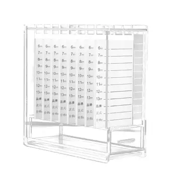 False Eyelashes Storage Box 8 Layers Acrylic Lash Pallet Holder for Grafting Eyelash Extension Display Stand 
False Eyelashes Storage Box 8 Layers Acrylic Lash Pallet Holder for Grafting Eyelash Extension Display Stand