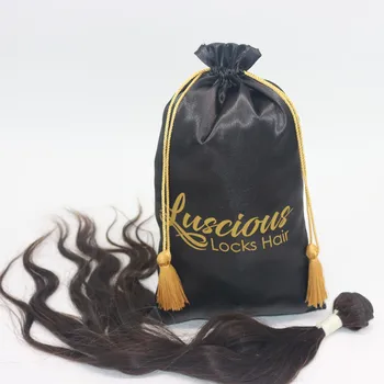 Custom Logo Silk Satin Hair Extension Bundels Wigs Drawstring Packaging Bag with Tassels Cloth Garment Draw String Storage Bags
Custom Logo Silk Satin Hair Extension Bundels Wigs Drawstring Packaging Bag with Tassels Cloth Garment Draw String Storage Bags