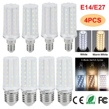 4Pack E27 E14 LED Corn Bulb SMD2835 Led Candle Bulb Save Energy Warm white/ White /Three-color Dimming LED Corn Lamp Bulb Light
4Pack E27 E14 LED Corn Bulb SMD2835 Led Candle Bulb Save Energy Warm white/ White /Three-color Dimming LED Corn Lamp Bulb Light
