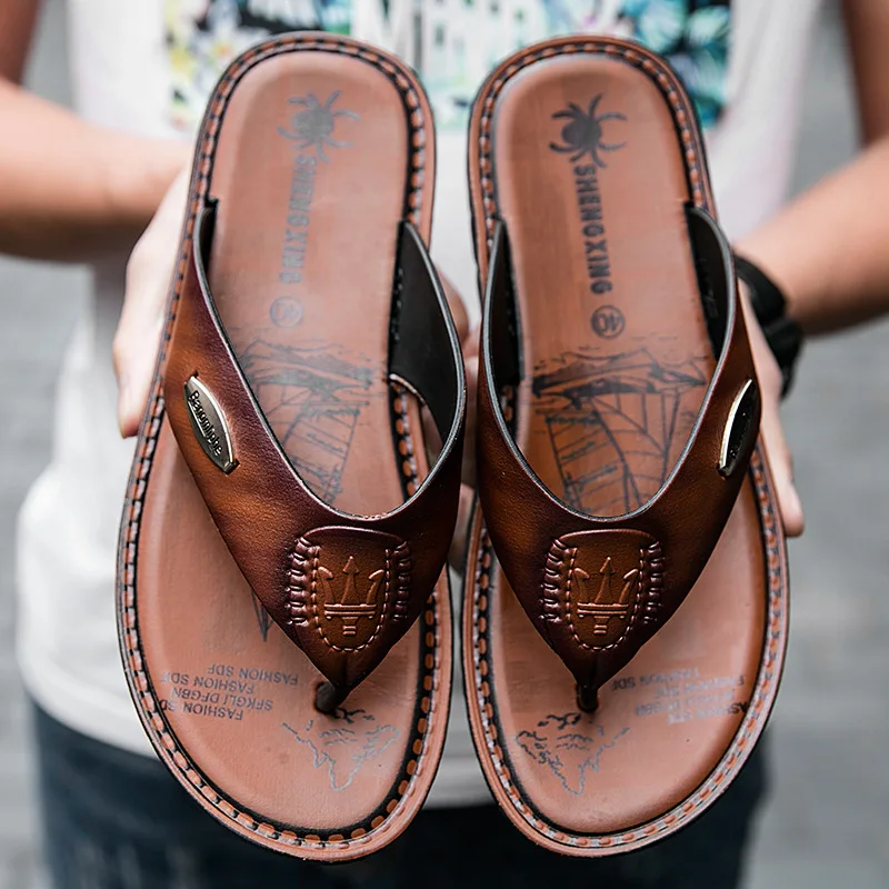 2019 Summer Flip-flops MEN'S Slippers chao tuo Casual Cool Anti-slip Flip-flop Beach Slippers Men's Rubber Slipper
2019 Summer Flip-flops MEN'S Slippers chao tuo Casual Cool Anti-slip Flip-flop Beach Slippers Men's Rubber Slipper