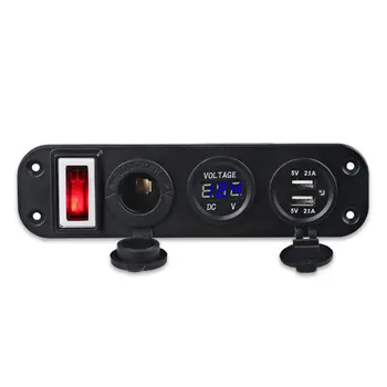 Waterproof Car Rv Car And Motorcycle Modified Car Charge Cigarette Lighter Socket Electric Seat Switch Double Usb Charger
Waterproof Car Rv Car And Motorcycle Modified Car Charge Cigarette Lighter Socket Electric Seat Switch Double Usb Charger