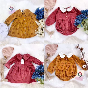 EnkeliBB Baby Girl Floral Pattern Long Sleeve Romper Wawa brand Lovely Peter Pan Collar Clothes Infant Onesie Spring Clothing
EnkeliBB Baby Girl Floral Pattern Long Sleeve Romper Wawa brand Lovely Peter Pan Collar Clothes Infant Onesie Spring Clothing