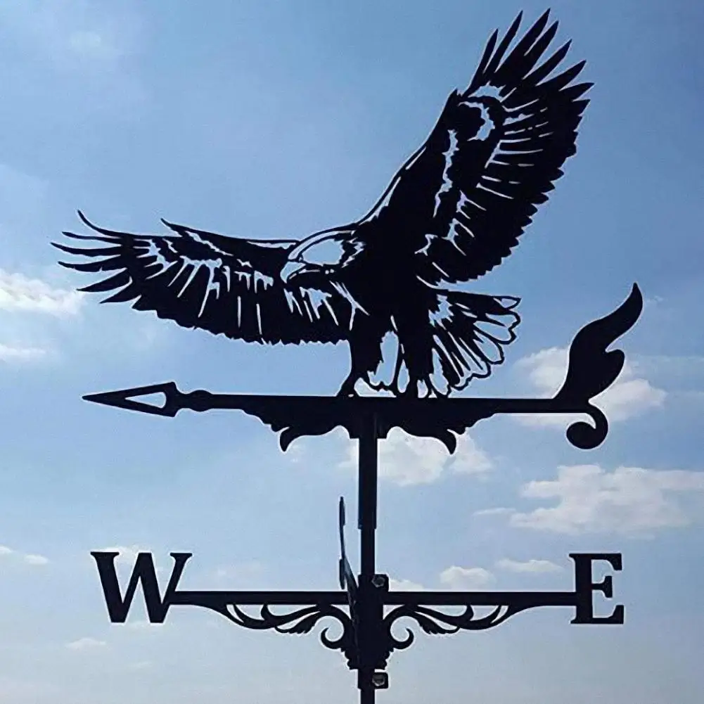 

Weathervane Weather Vanes Roofs Retro Garden Stake Weather Vane Measuring Tools Outdoor Roof Decoration Architecture Decor Craft