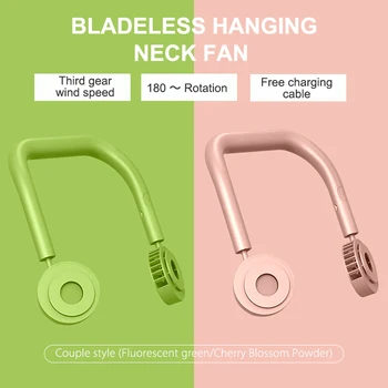 ELOOLE Hands-free Neck Lazy Hanging Neck Fan Couple Fan USB Rechargeable Dual Fan Mini Air Cooler Portable Bladeless Fan
ELOOLE Hands-free Neck Lazy Hanging Neck Fan Couple Fan USB Rechargeable Dual Fan Mini Air Cooler Portable Bladeless Fan