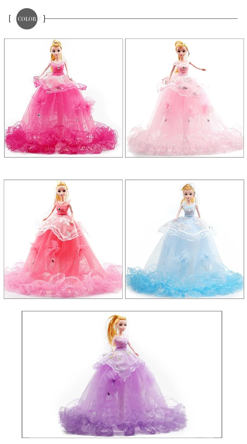 wedding dress doll little girl toy childrens day