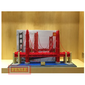 8023 6210 Famous Building Series Golden Gate Bridge 1977Pcs Building Blocks Bricks Model Sets Compatible Architecture
8023 6210 Famous Building Series Golden Gate Bridge 1977Pcs Building Blocks Bricks Model Sets Compatible Architecture