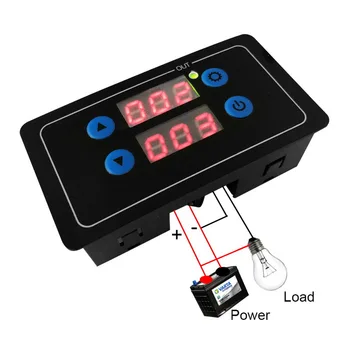 0.1s-999h Countdown Timer, Programmable Cycle Control Module, Dalay Time Relay, 5V / 12V / 220V Dual Display Timer Relay
0.1s-999h Countdown Timer, Programmable Cycle Control Module, Dalay Time Relay, 5V / 12V / 220V Dual Display Timer Relay