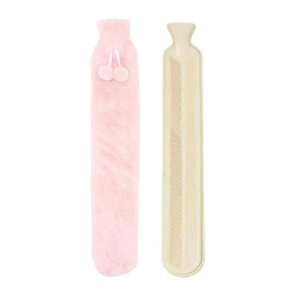 74*14cm Fur Rubber Extra Long Hot Water Bottles Bag With Knitted Removable Cover For Waist Hand Foot Warming Pink Grey
74*14cm Fur Rubber Extra Long Hot Water Bottles Bag With Knitted Removable Cover For Waist Hand Foot Warming Pink Grey