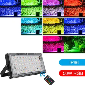 AC220-240V Floodlight 50W LED Flood Light RGB 7 Modes LED Flood Light Waterproof IP66 Spotlight Wall Street with remote control
AC220-240V Floodlight 50W LED Flood Light RGB 7 Modes LED Flood Light Waterproof IP66 Spotlight Wall Street with remote control