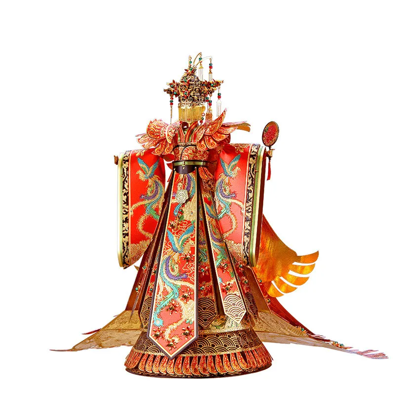 Chinese culture Wedding cloth Phoenix coronet Wedding bed ,Wedding lantern,Metal Stereo Manual Mosaic hand-assembly Model,
Chinese culture Wedding cloth Phoenix coronet Wedding bed ,Wedding lantern,Metal Stereo Manual Mosaic hand-assembly Model,