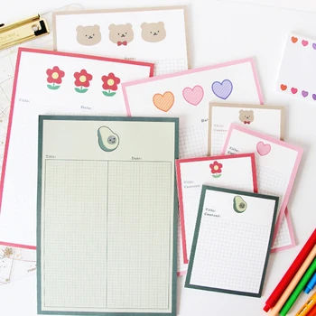 Ins Style Plaid Pattern Small Flower Avocado Notepad Handbook Material Paper Cute Student B5 Notebook Paper School Supplies
Ins Style Plaid Pattern Small Flower Avocado Notepad Handbook Material Paper Cute Student B5 Notebook Paper School Supplies